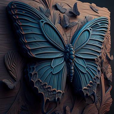 3D модель Papilio demodocus (STL)